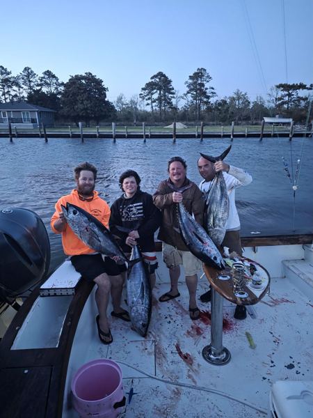 Catch photo from Outdoor Dog Supply: Tuna back at the dock