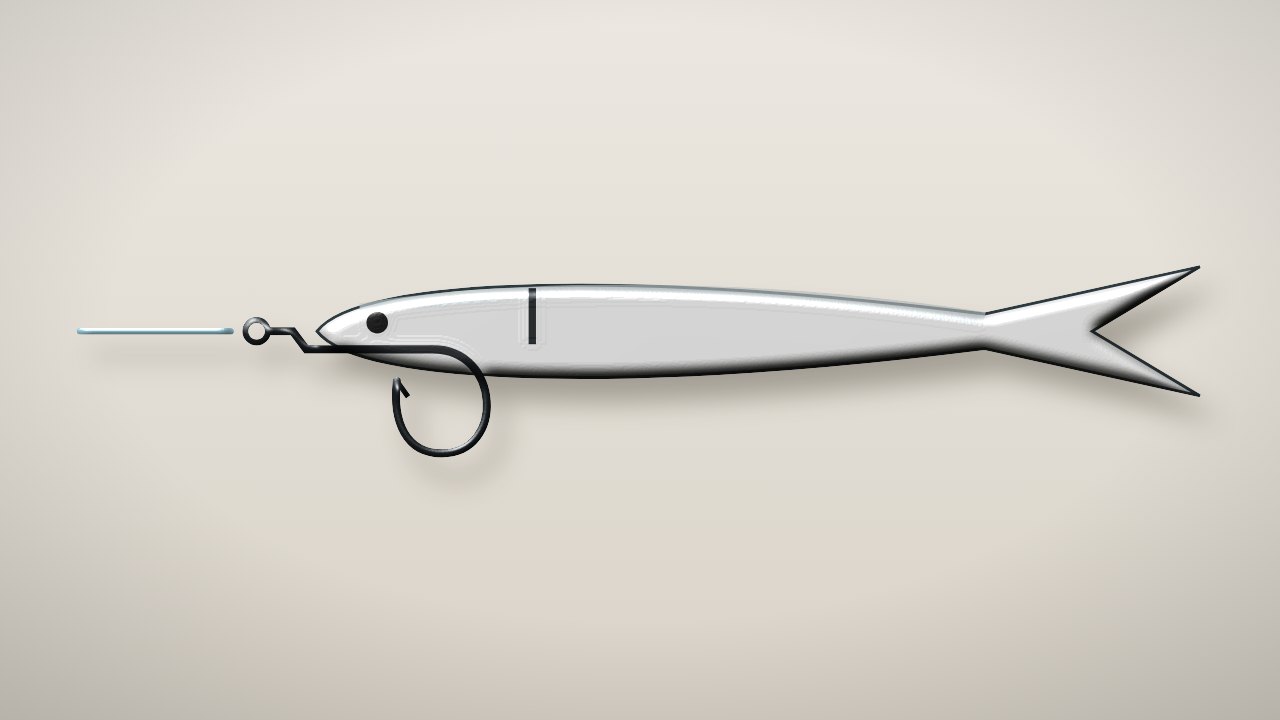 Fluke / jerk shad blando