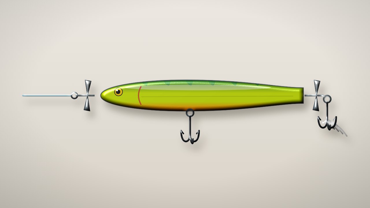 Prop Bait (twin-prop)