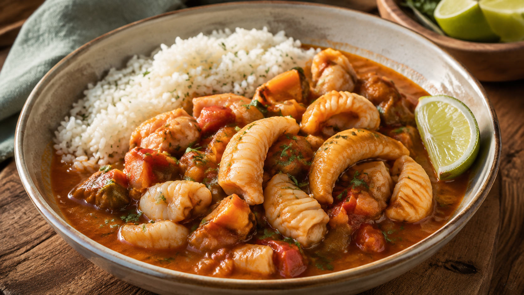 Milk conch in Creole Garlic Sauce — Puerto Rican Style