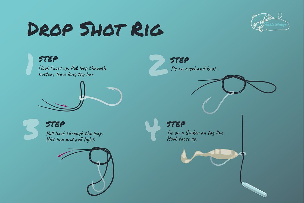 Drop Shot Rig How-To Graphic